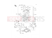 Cylinder Head - Kawasaki KLX250 (KLX250-E3) 1995