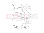 Side Covers/Chain Cover - Kawasaki KLX250 (KLX250-E3) 1995