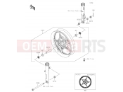 Front Hub - Kawasaki NINJA 400 (EX400GKFA) 2019