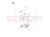 Accessory(Single Seat Cover) - Kawasaki NINJA 400 (EX400GKFA) 2019
