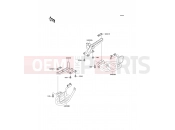 KAWASAKI 1995 Footrests