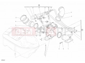 DUCATI Sportclassic 1000 Single-Seat THROTTLE BODY » INTAKE, CARBURETTOR