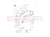 Labels - Kawasaki MULE 3010 4x4 (KAF620-E2) 2002