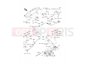 KAWASAKI 2007 Front Brake Piping
