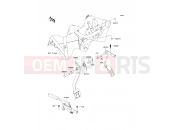 KAWASAKI MULE 600 (KAF400BCF) Brake Pedal
