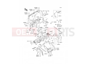 KAWASAKI MULE 600 (KAF400BDF) Frame Fittings(Front)