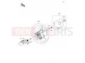 KAWASAKI MULE PRO-DXT (KAF1000BGF) Steering Wheel