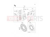 Front Brake - Kawasaki KX500 (KX500-E14) 2002