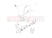 KAWASAKI KX65 (KX65A7F) Kickstarter Mechanism