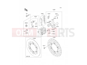 Front Brake - Kawasaki KX85 (KX85ABF) 2011