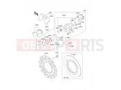 Rear Brake - Kawasaki KX85 (KX85ABF) 2011