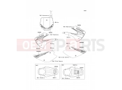 Labels - Kawasaki KX85 (KX85ABF) 2011