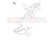 KAWASAKI 2014 Footrests