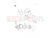 Air Cleaner - Kawasaki KX500 (KX500-E12) 2000