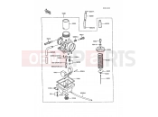 Carburetor - Kawasaki KX60 (KX60-B3) 1987