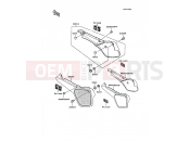 Side Covers - Kawasaki KX60 (KX60-B3) 1987