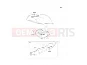 KAWASAKI 2000 Decals(Gray)