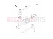 KAWASAKI 2000 Gear Change Drum/Shift Fork(s)