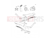 KAWASAKI 2000 Decals(Black)