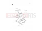 Cylinder Head Cover - Kawasaki KLE500 (KLE500-A12) 2002