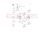 Crankshaft - Kawasaki KLE500 (KLE500-A12) 2002