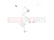 Brake Pedal - Kawasaki KLE500 (KLE500-A12) 2002