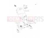 Labels - Kawasaki KLE500 (KLE500-A12) 2002