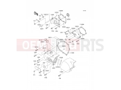 KAWASAKI 2002 Left Engine Cover(s)