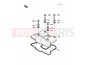 Cylinder Head Cover - Kawasaki KLR650 (KL650-A1) 1987