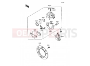 Rear Caliper - Kawasaki KLR650 (KL650-A1) 1987