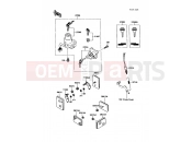 Ignition Switch - Kawasaki KLR650 (KL650-A1) 1987