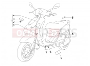 PIAGGIO Fly 50 2T kábelezés