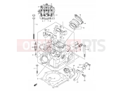 SUZUKI LT-A700 K5 (2005) King Quad (E28,E33) CYLINDER HEAD