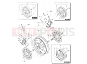 MV Agusta Dragster 800 RR Front Wheel Assembly
