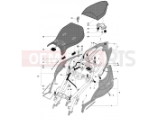 MV Agusta Brutale 750 ORO Rear Fairing Assembly