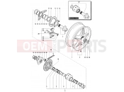 MV Agusta Brutale 750 S Rear Wheel Assembly
