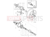MV Agusta Brutale 910 R Rear Wheel Assembly
