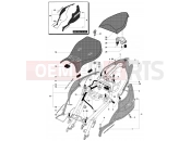 MV Agusta Brutale 910 R Rear Fairing Assembly