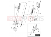MV Agusta Brutale 910 R Italia Front Fork Left