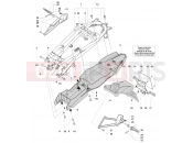 MV Agusta Brutale 990 R Rear Frame Assembly