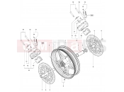 MV Agusta Brutale 990 R Front Wheel Assembly