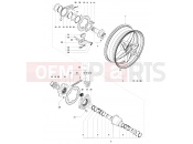 MV Agusta Brutale 1090 RR 2012 Rear Wheel Assembly