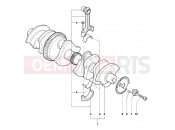 MV Agusta 1999 F4 750 ORO Crankshaft Assembly