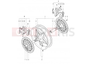 MV Agusta 1999-2001 F4 750S Front Wheel Assembly