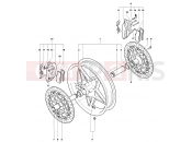 MV Agusta 2002-2003 F4 750S Front Wheel Assembly