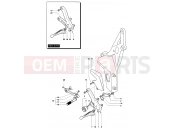 Footrest Assembly Left - MV Agusta 2002-2003 F4 750S 1+1