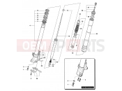 MV Agusta 2004 F4 AGO Front Fork Left