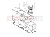 MV Agusta 2006 F4 1000 Senna Cylinder & Piston Assembly