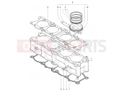 MV Agusta 2006 F4 Veltro Pista Cylinder & Piston Assembly