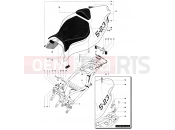 MV Agusta 2006 F4 Veltro Strada Rear Fairing (single seat)